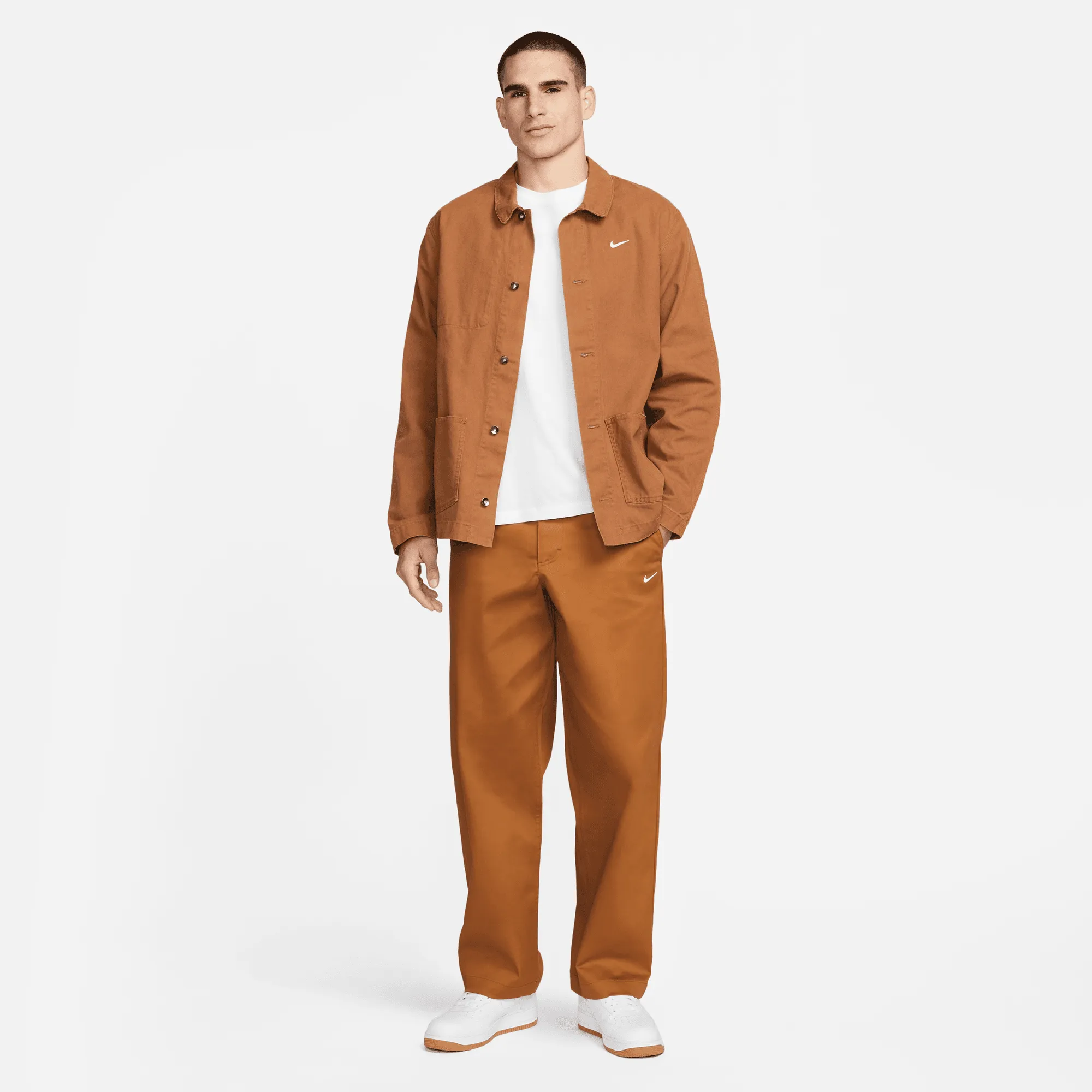 LIFE EL CHINO PANTS - ORANGE Work Mix Street Glow