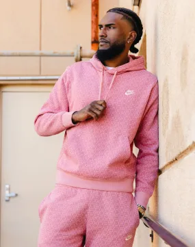Match Fit Flex Fit Nike Monogram Club Fleece Pullover Hoodie