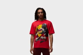 BreathableLining Data Mode Air Jordan 1985 Motorsport T-Shirt (Red)