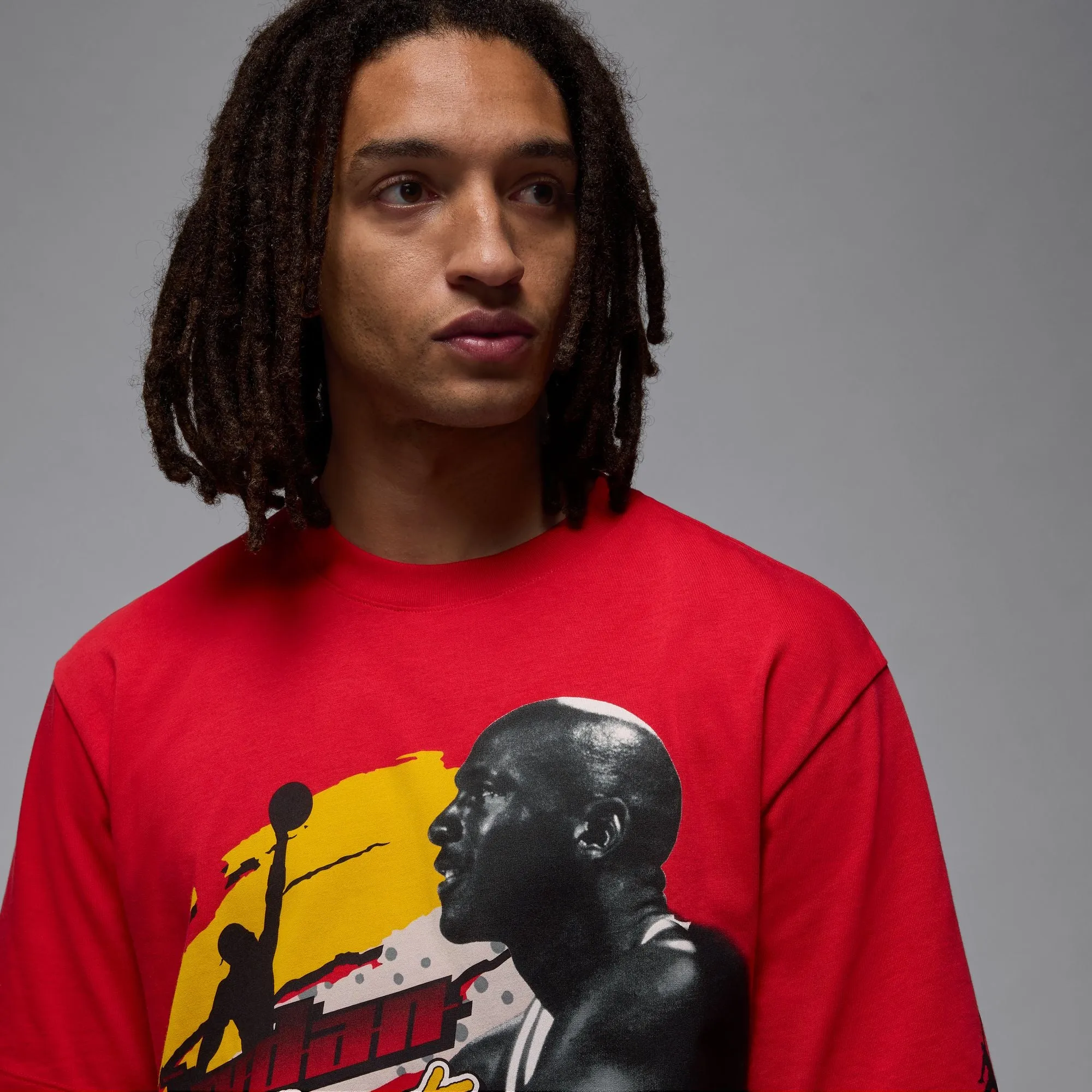 AntiSnagTechnology Wave Core Air Jordan 1985 Motorsport T-Shirt (Red)