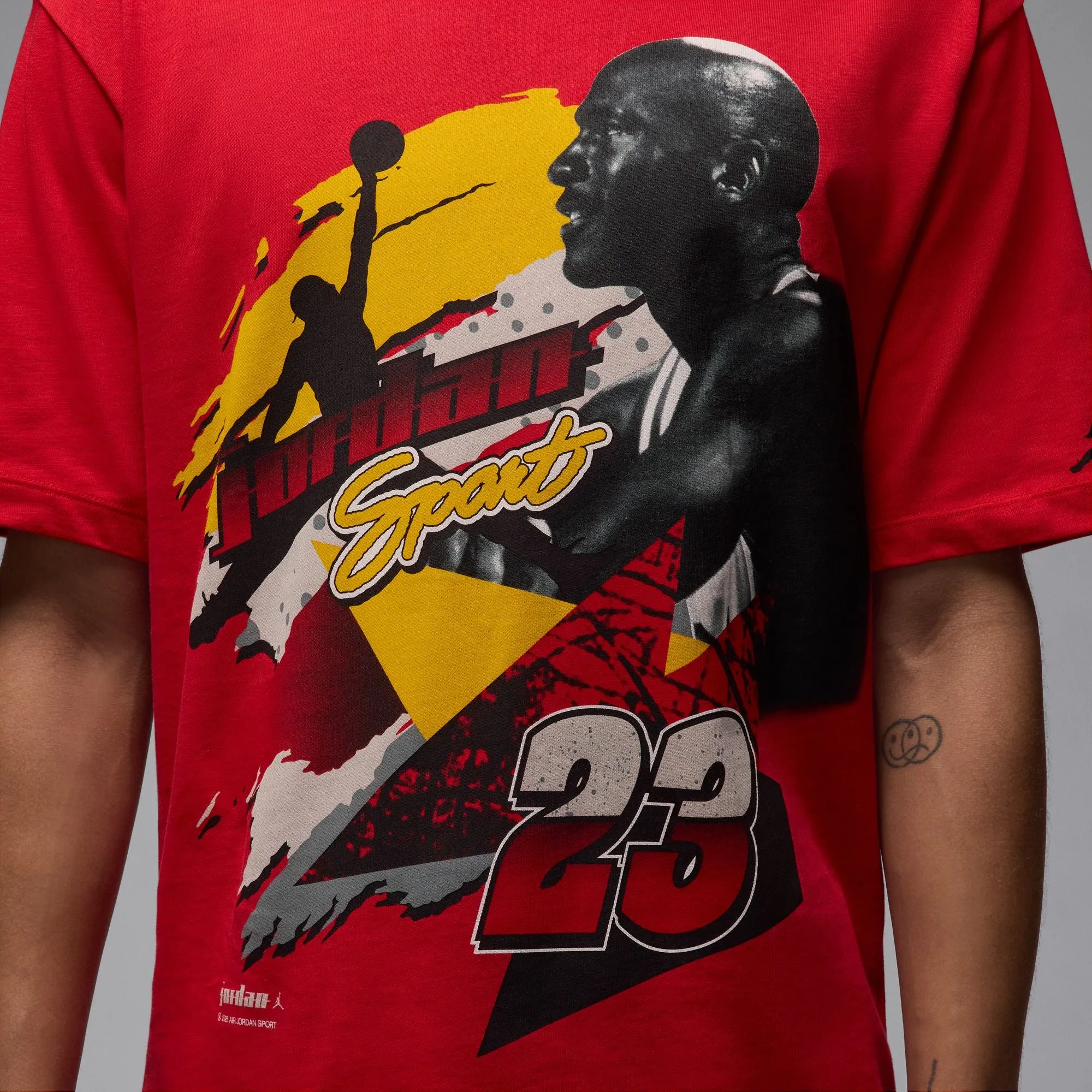 Air Jordan 1985 Motorsport T-Shirt (Red) Light Wool OdorResistant
