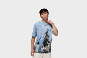 Air Jordan 85 Graphic T-Shirt (University Blue/Black) Move Fast SweatWickingLining