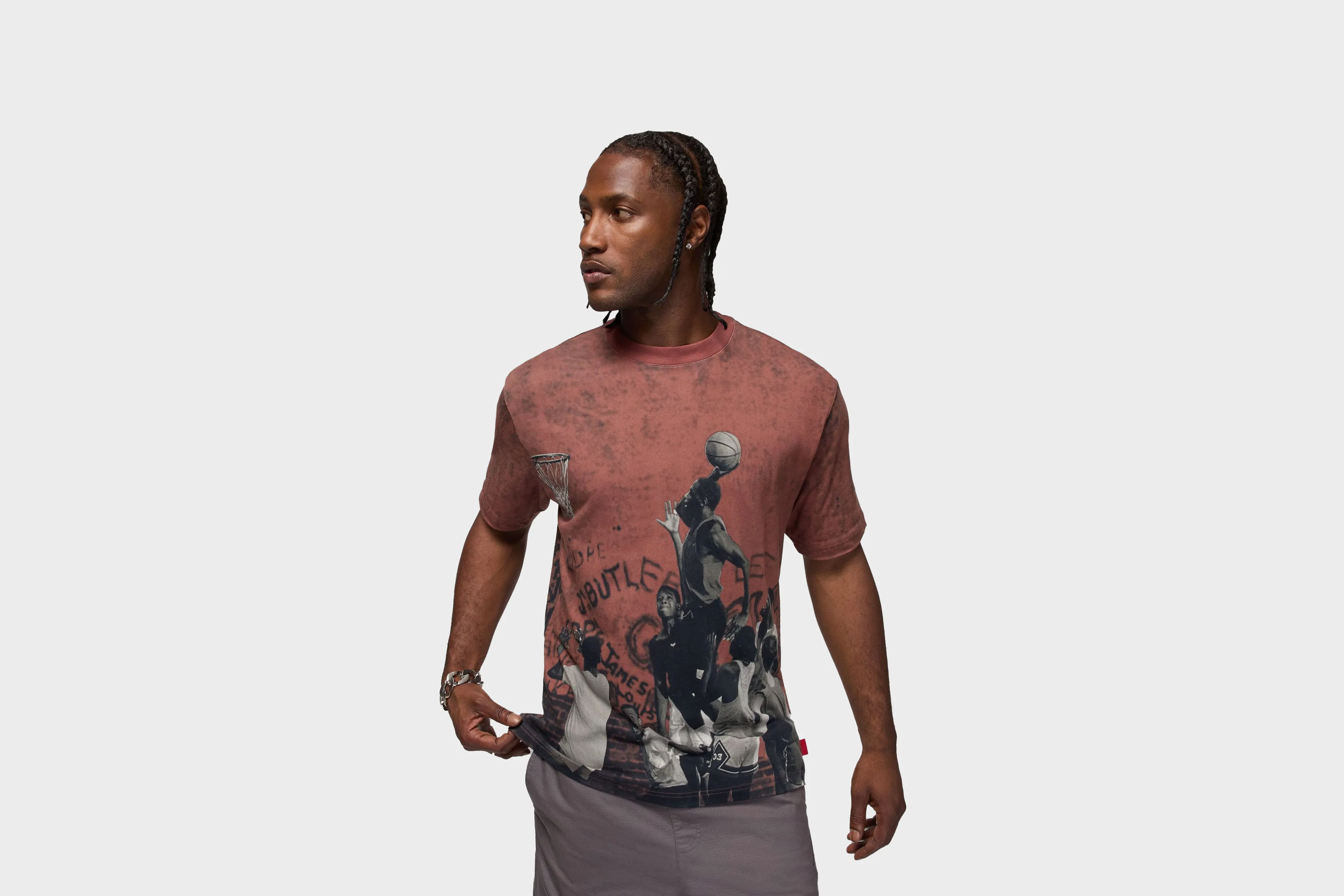 Air Jordan 85 Graphic T-Shirt (Wings Jordan Red/Black) Self Love