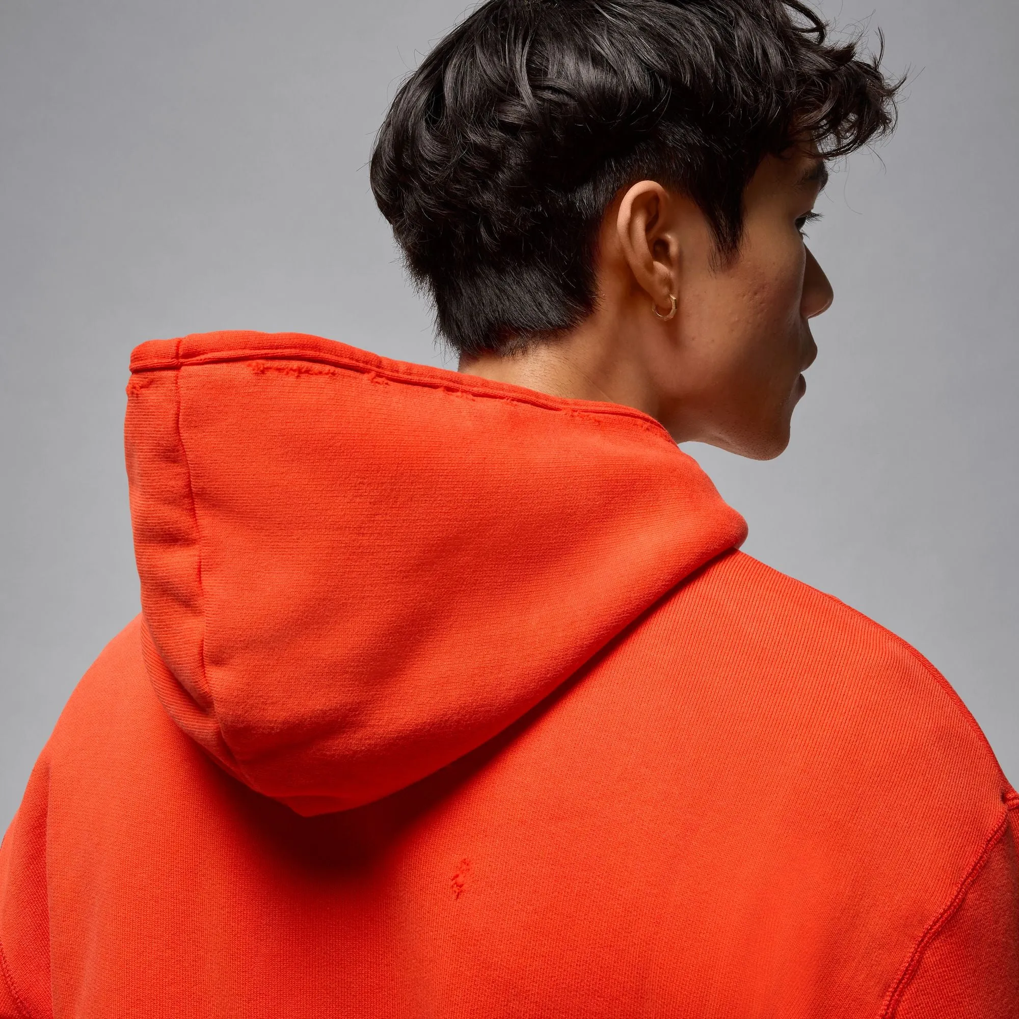 Air Jordan Rare Air Fleece Pullover Hoodie (Chile Red) HeavyDuty Zipper