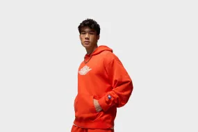 Ventilated Back Panel Air Jordan Rare Air Fleece Pullover Hoodie (Chile Red)