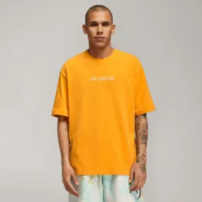 Inner Glow ChafeFree Design AIR JORDAN WORDMARK SS TEE - TAXI