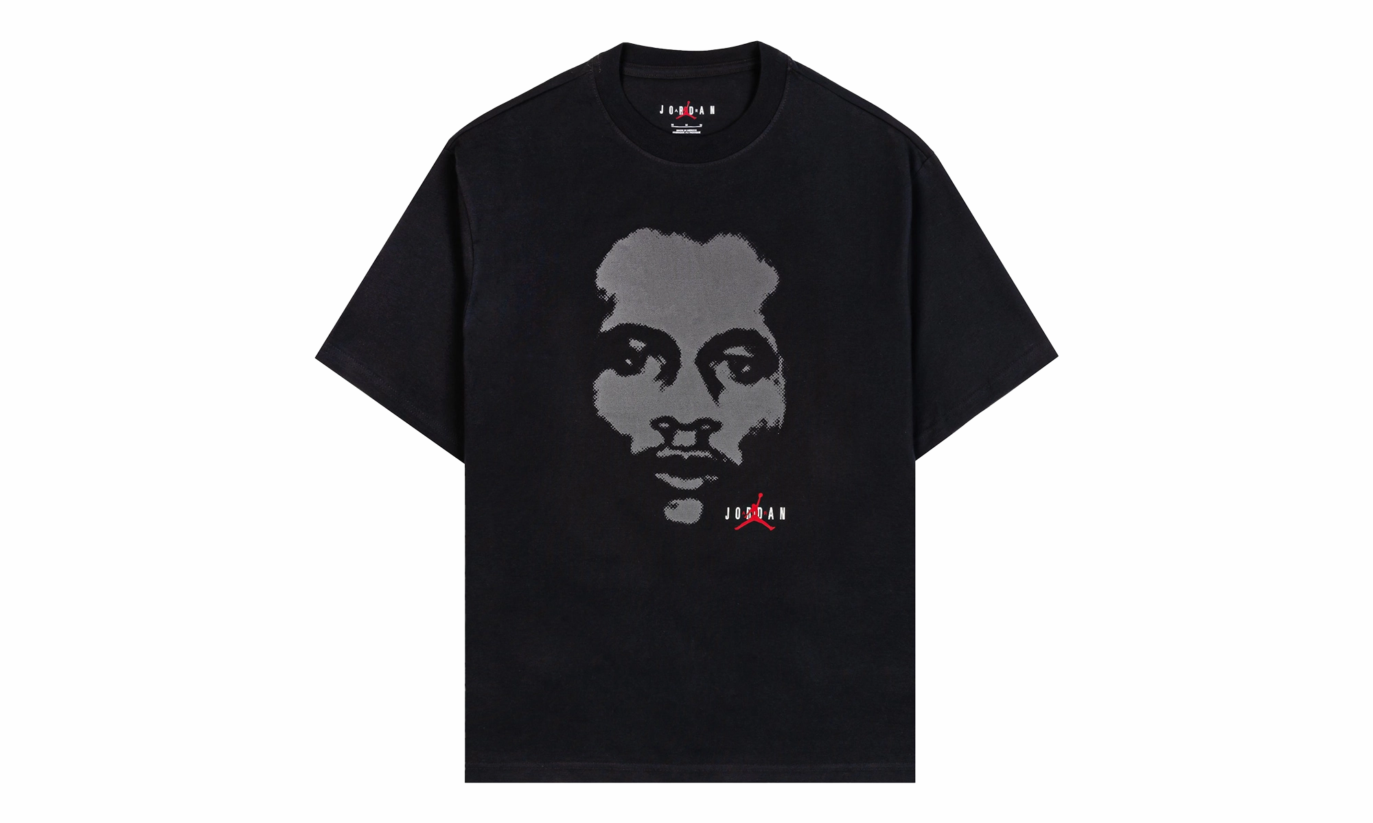 Evening Chic Air Jordan Gel Reflective 1985 Short Sleeve Tee "Noir / Gym Red"