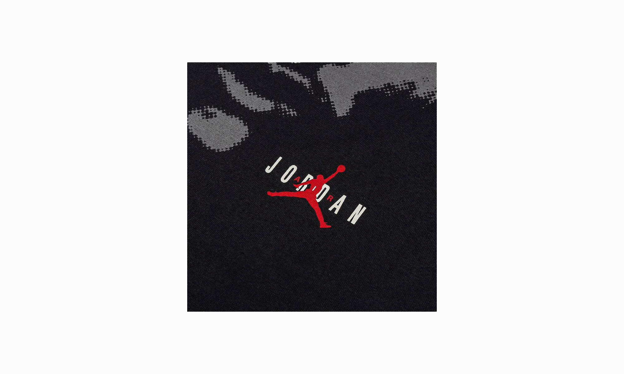 Classic Mode Joy Mood Air Jordan Gel Reflective 1985 Short Sleeve Tee "Noir / Gym Red"