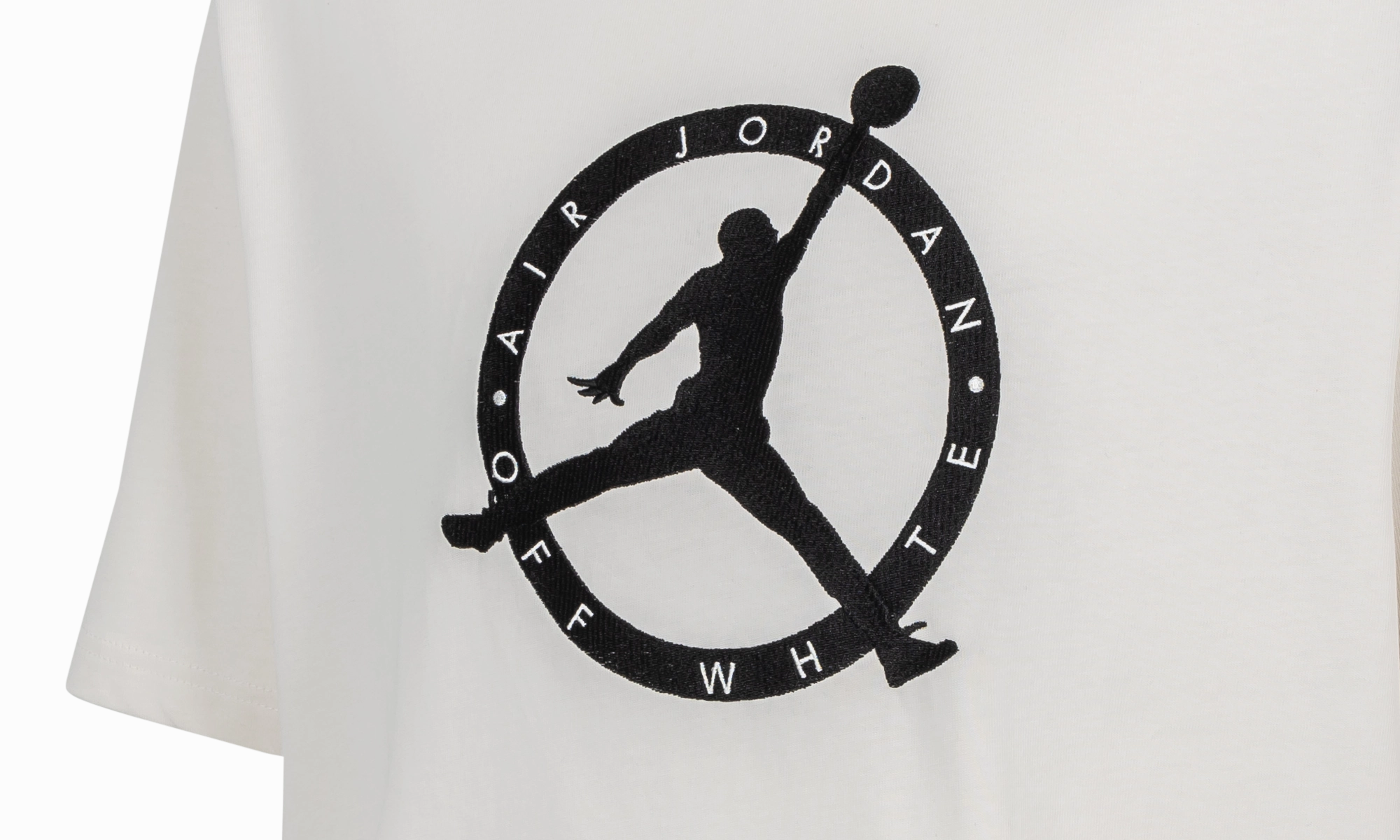 Air Jordan x Off-White S/S Tee "Jordan x Off-White" Reinforced Hem Serene Ease