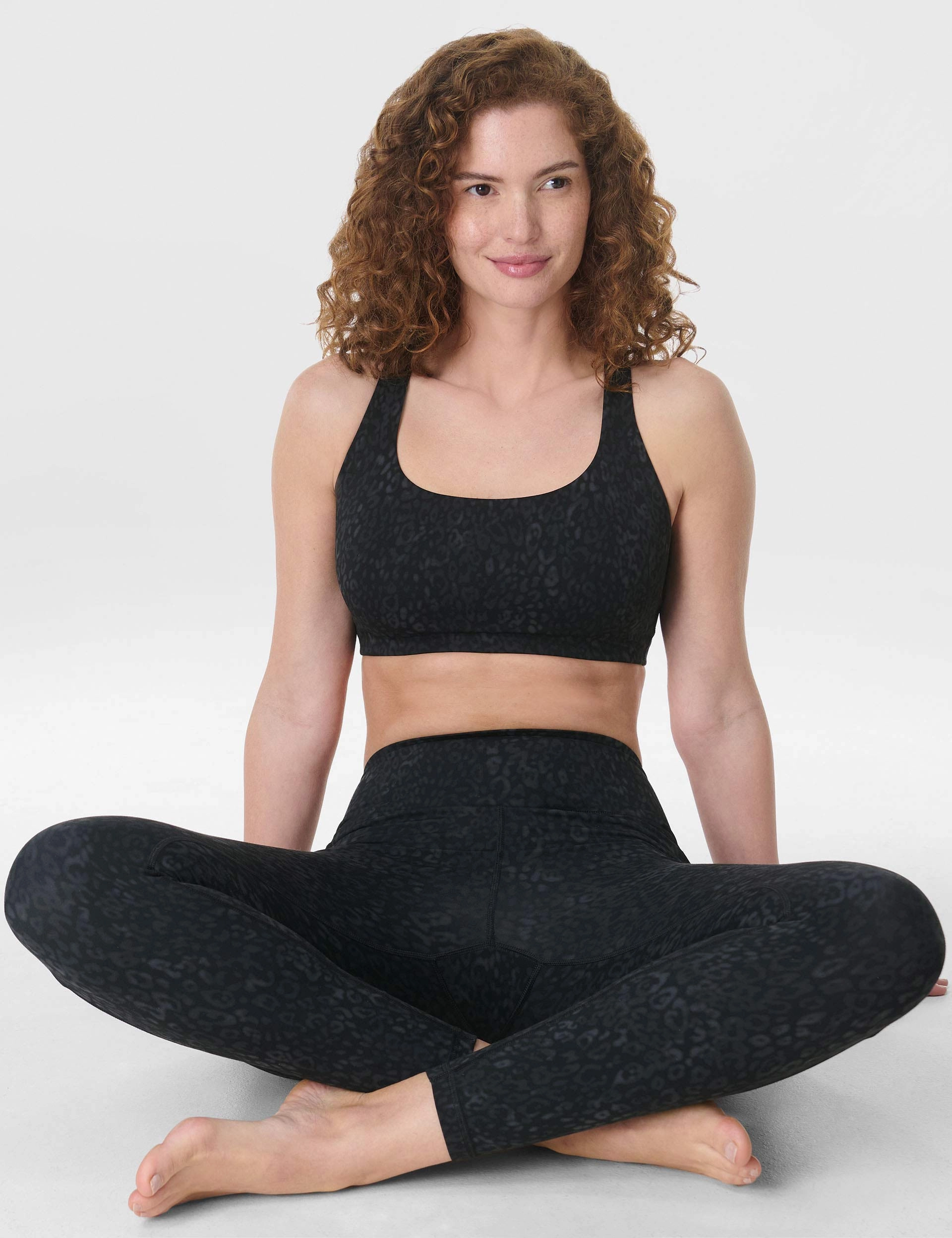 Ultimate Studio 7/8 Leggings - Black Panther Print Fast Dry