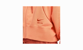 Air Womens Full-zip Hoodie WMNS "ORANGE"