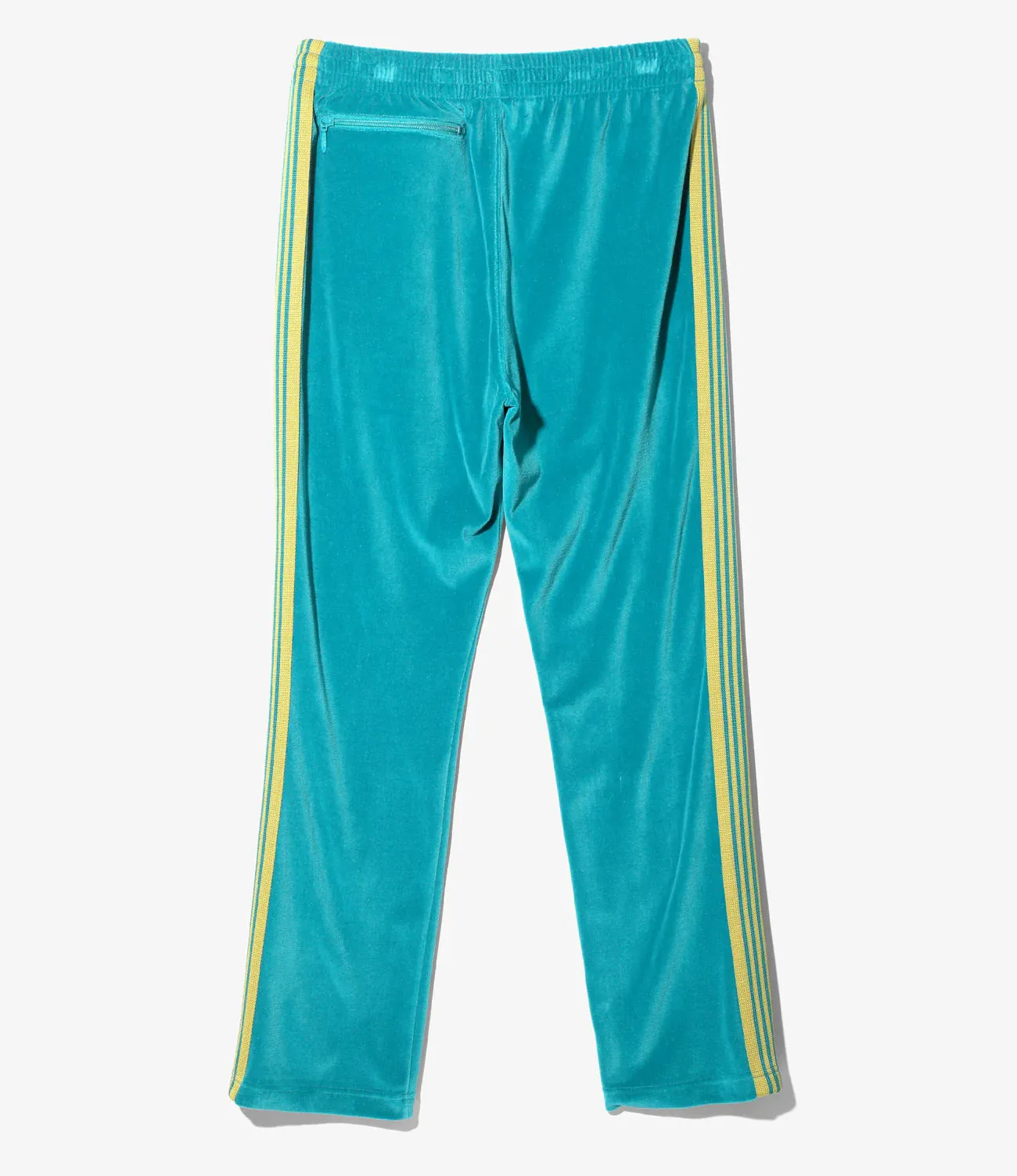 LightweightKnit Ethical Mode NARROW TRACK PANT C/PE VELOUR - TURQUOISE