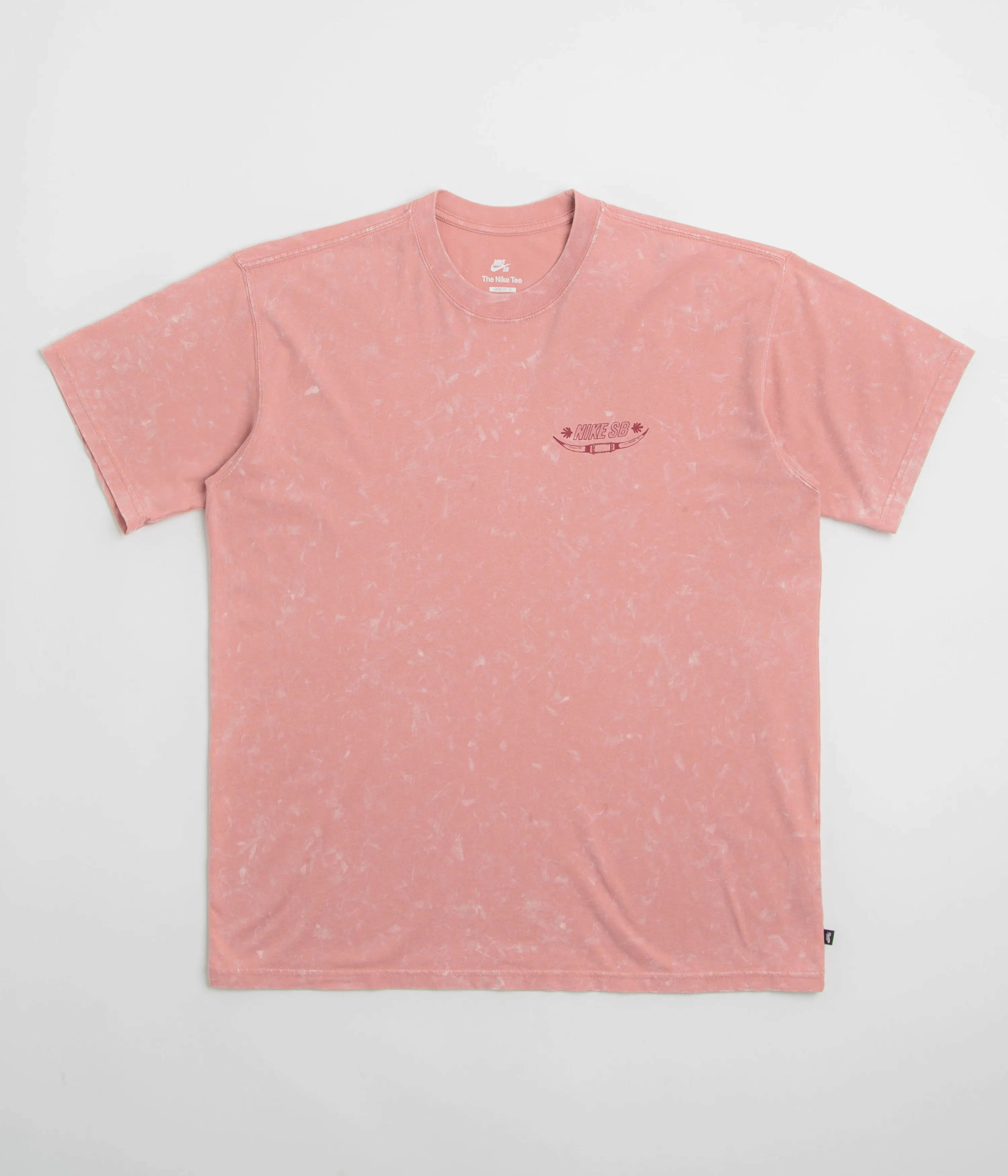 Nike SB Western Bee T-Shirt - Red Stardust Double Needle Stitching flight event
