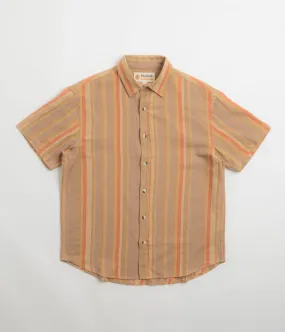 Sustainable Choice Social Meetup Mollusk Summer Shirt - Clay Stripe