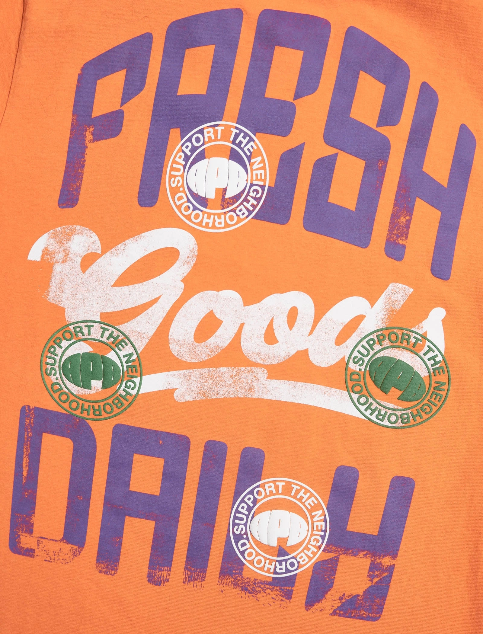 Drop Shoulder Design FRESH GOOD STAMP TEE