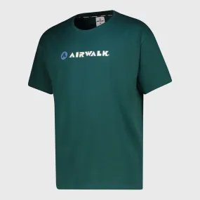 Airwalk Mens Manual Tee Green Organza Fit