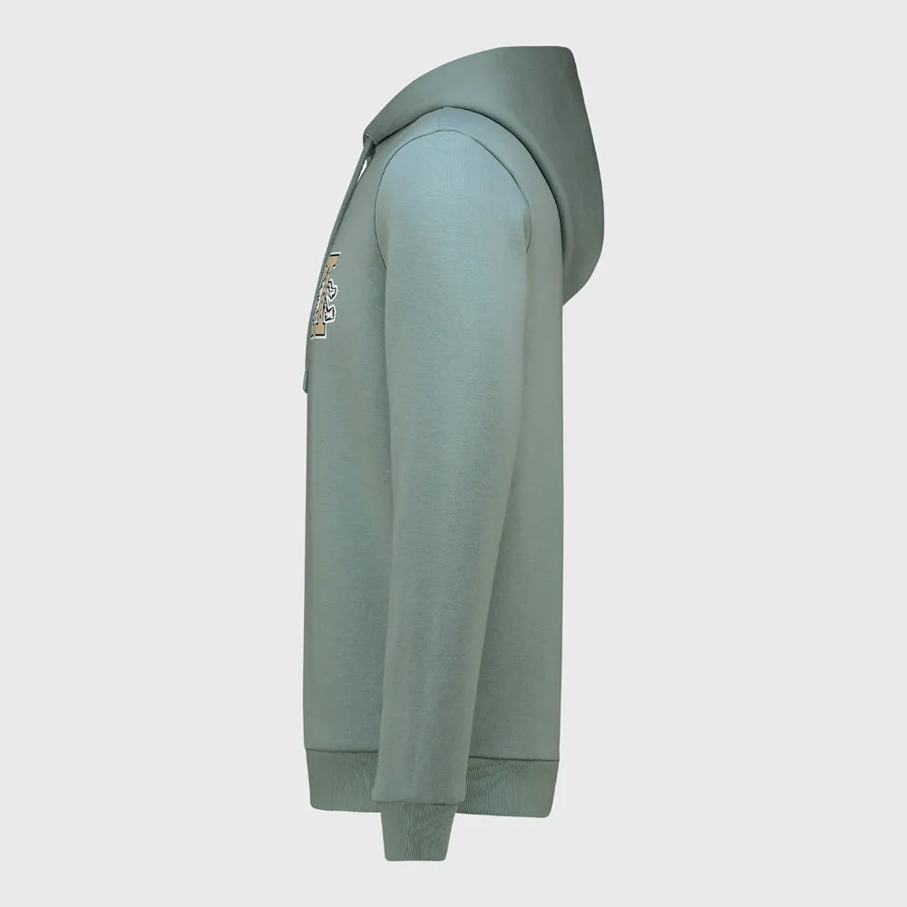Airwalk Mens Yuto Hoodie Green Tencel Blend Fabric