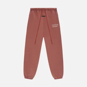 ESSENTIALS HEAVY FLEECE SWEATPANT - CRIMSON Star Fit