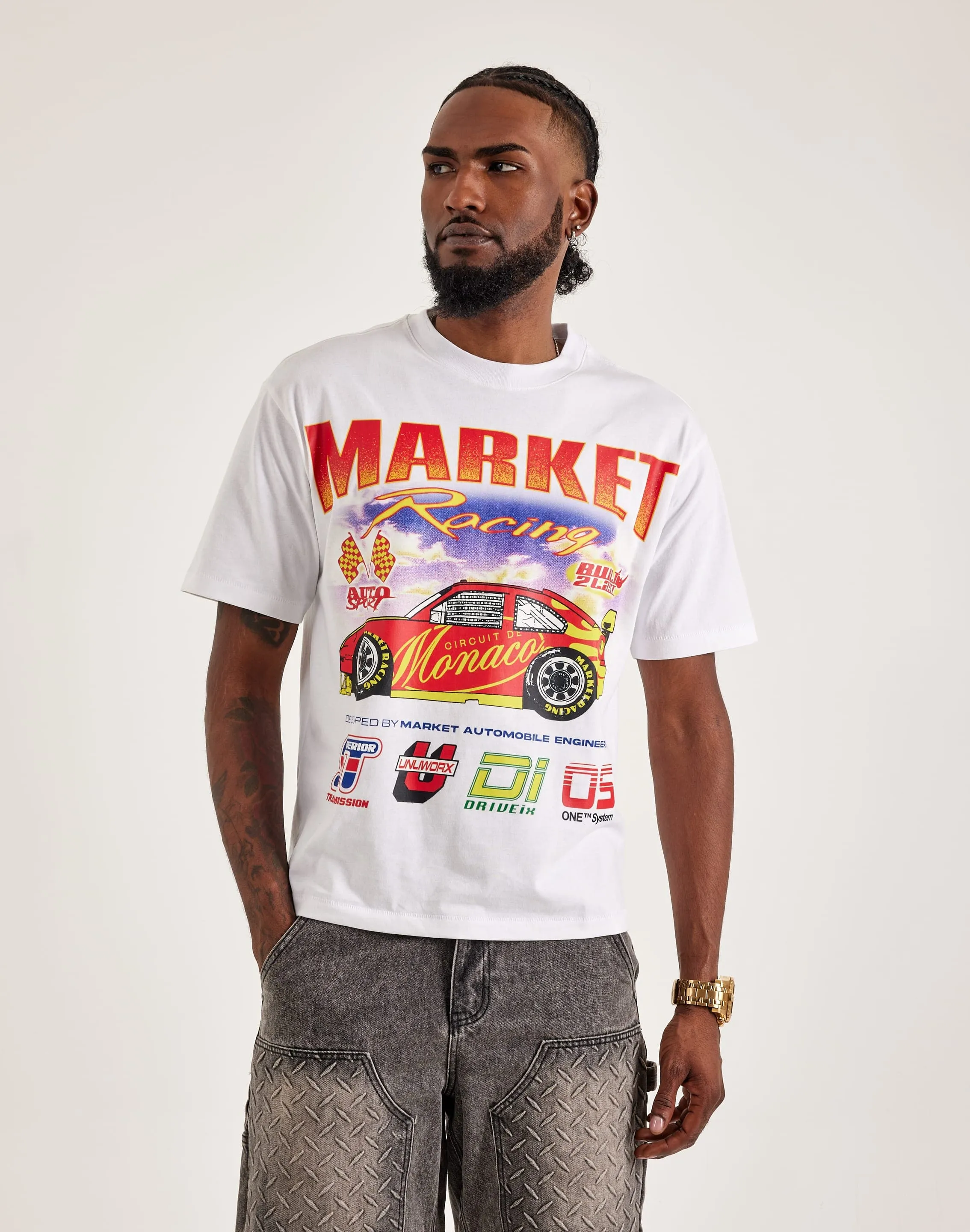 Market Built 2 Last Tee Forest Air ShrinkageFree Fabric