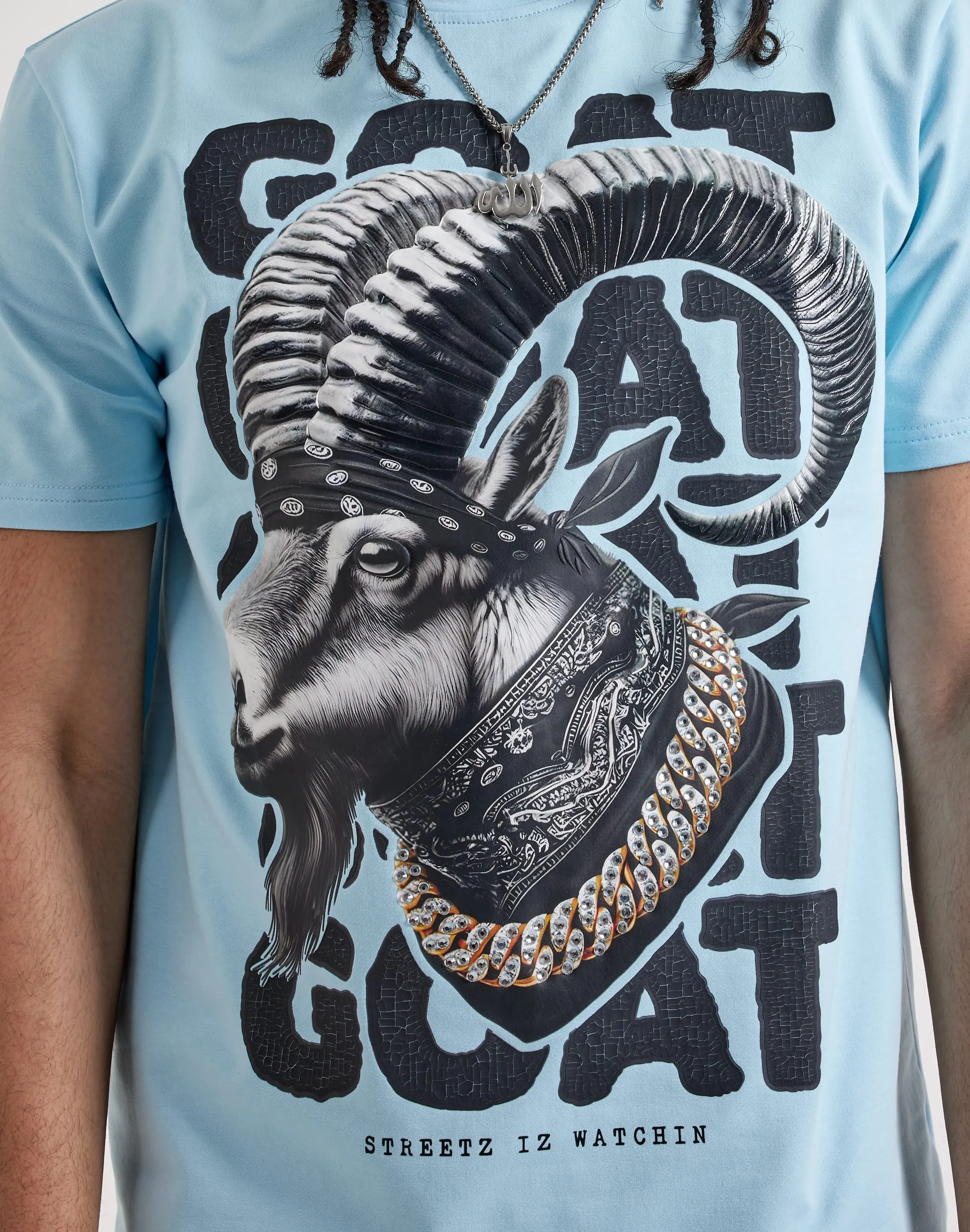 Glow Core Lift Mode Streetz Iz Watchin Goat Tee