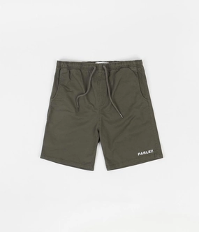 mid-rise Ergonomic Contour Shape Parlez Vandra Shorts - Khaki