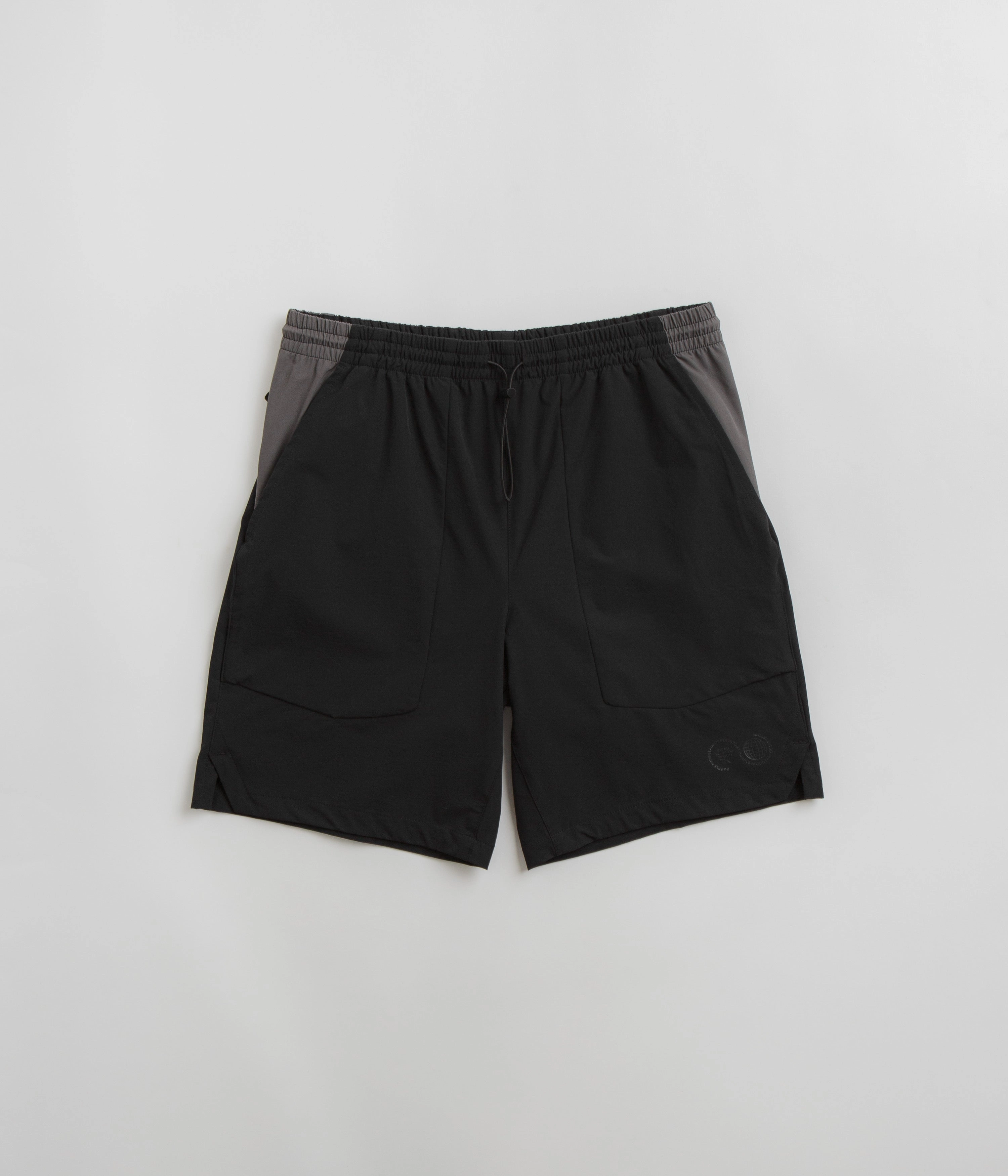 Purple Mountain Observatory Blocked Climbing Shorts - Black clubbing attire Timeless Look