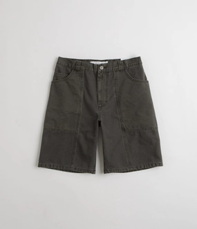 Polar Jiro Shorts - Dirty Black Vegan Leather
