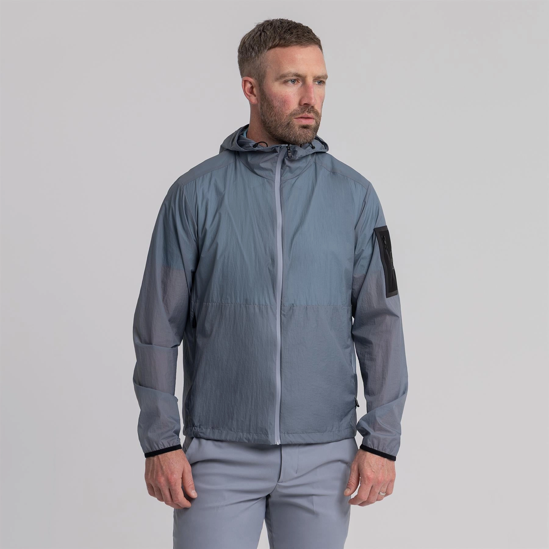 Airynix Hooded Jacket Dark Grey Desire runway show