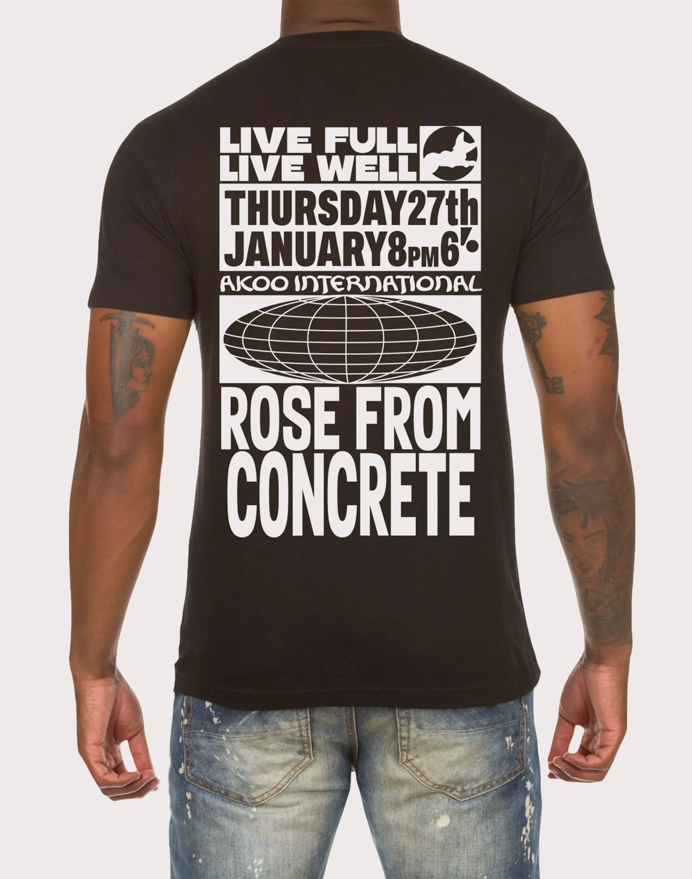 Royal Charm Akoo Conga Black Tee