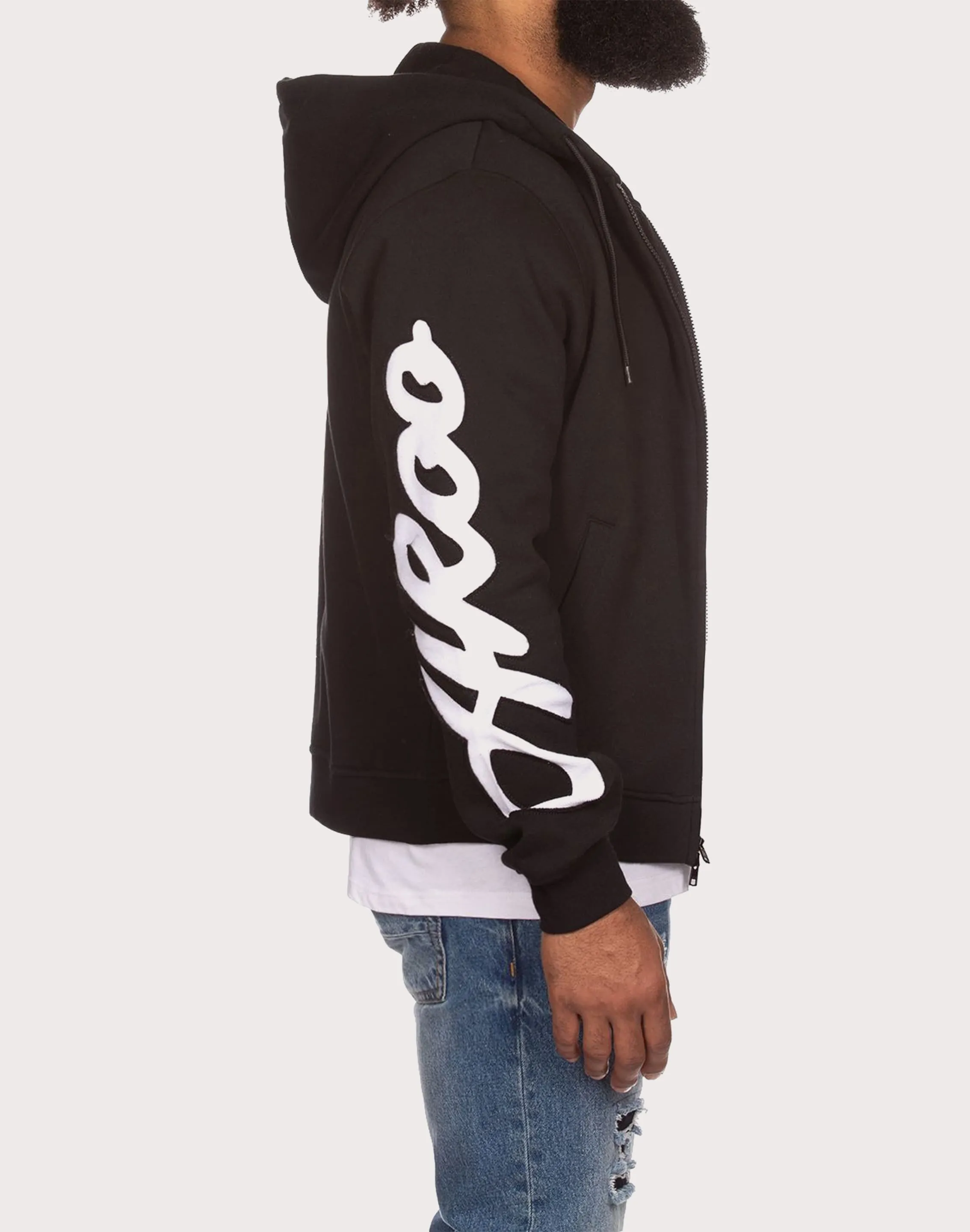 Akoo Rec Full Zip Fleece Hoodie Music Mood