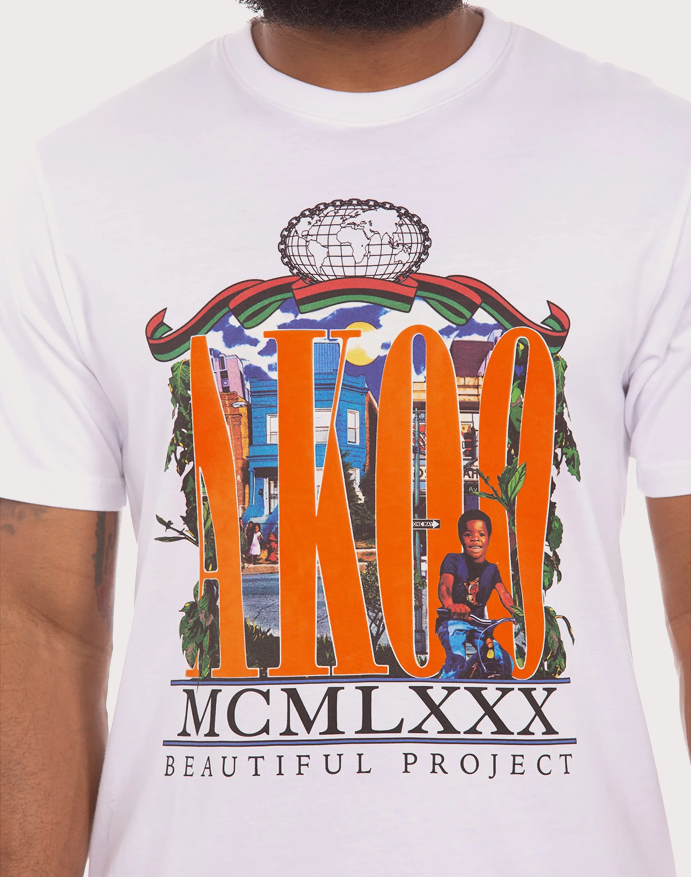 Akoo Skyline Tee Mediterranean Air Shape Hug