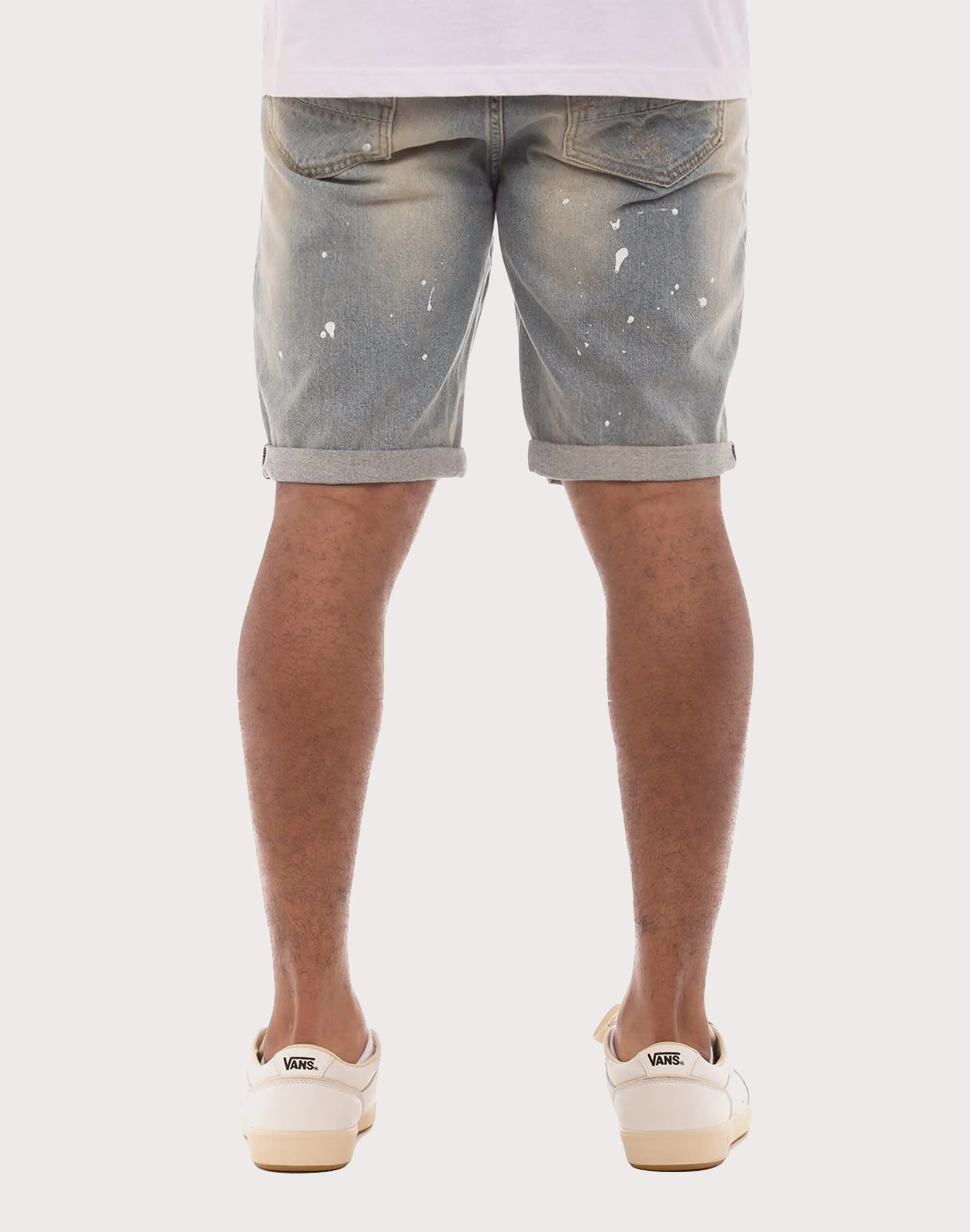 Akoo Stark Denim Blue Short Organic Cotton SmoothEdging