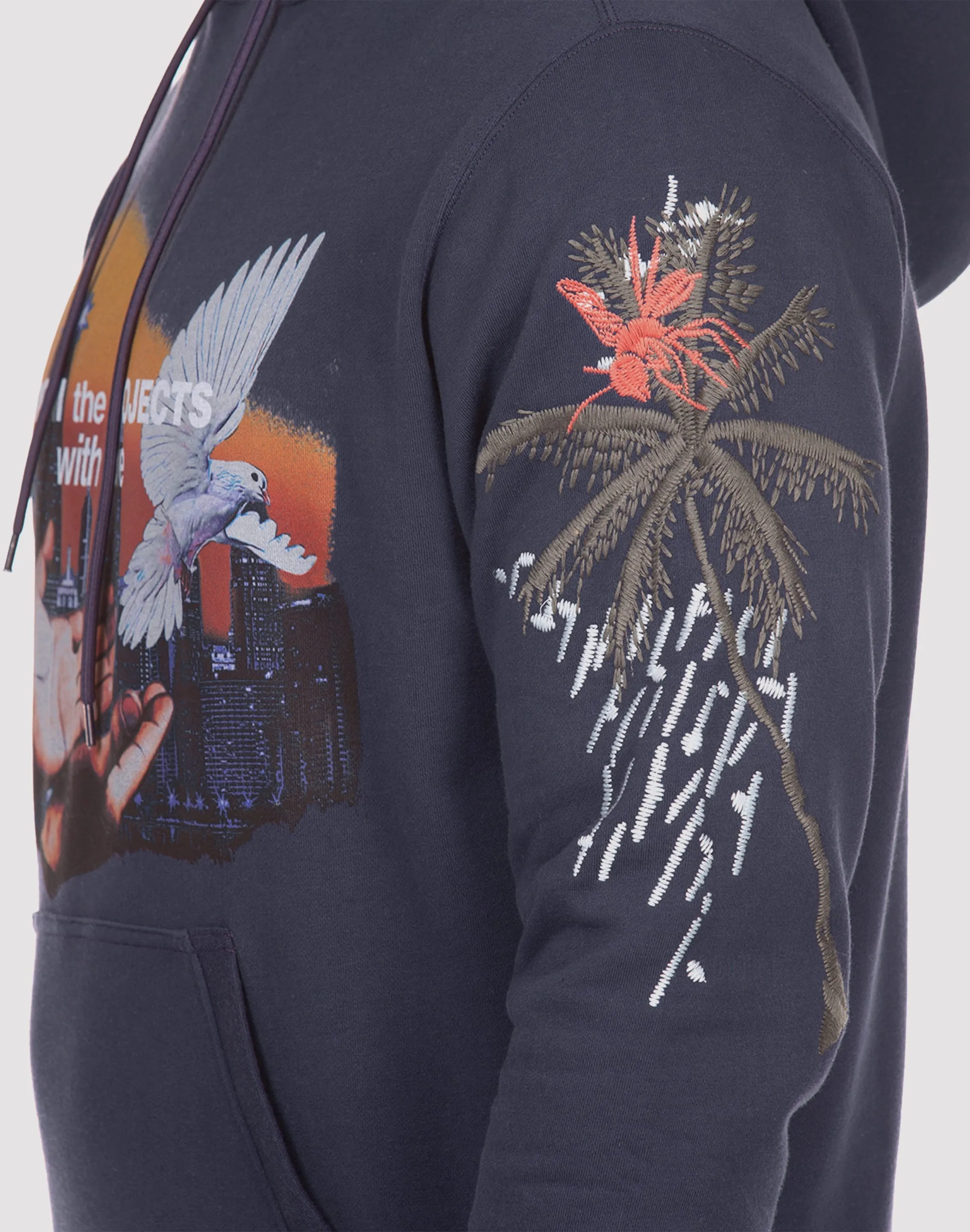 Akoo With Love Hoodie Layered Paneling NoSlipTrims