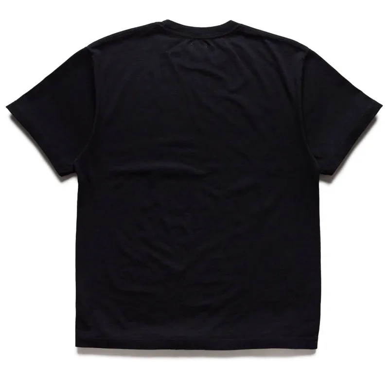 Thermal Insulation Breathable Design Alchemist Floral Skull Tee - Black