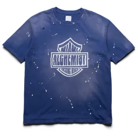 Windy day care instructions Alchemist Hugh Tee - Corsican Blue