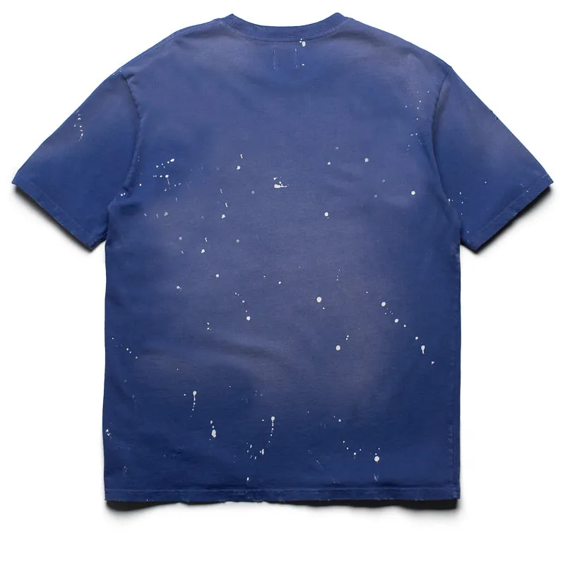 Vintage Look Alchemist Hugh Tee - Corsican Blue