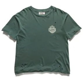 poncho silhouette Alchemist Liam Tee - Racing Green