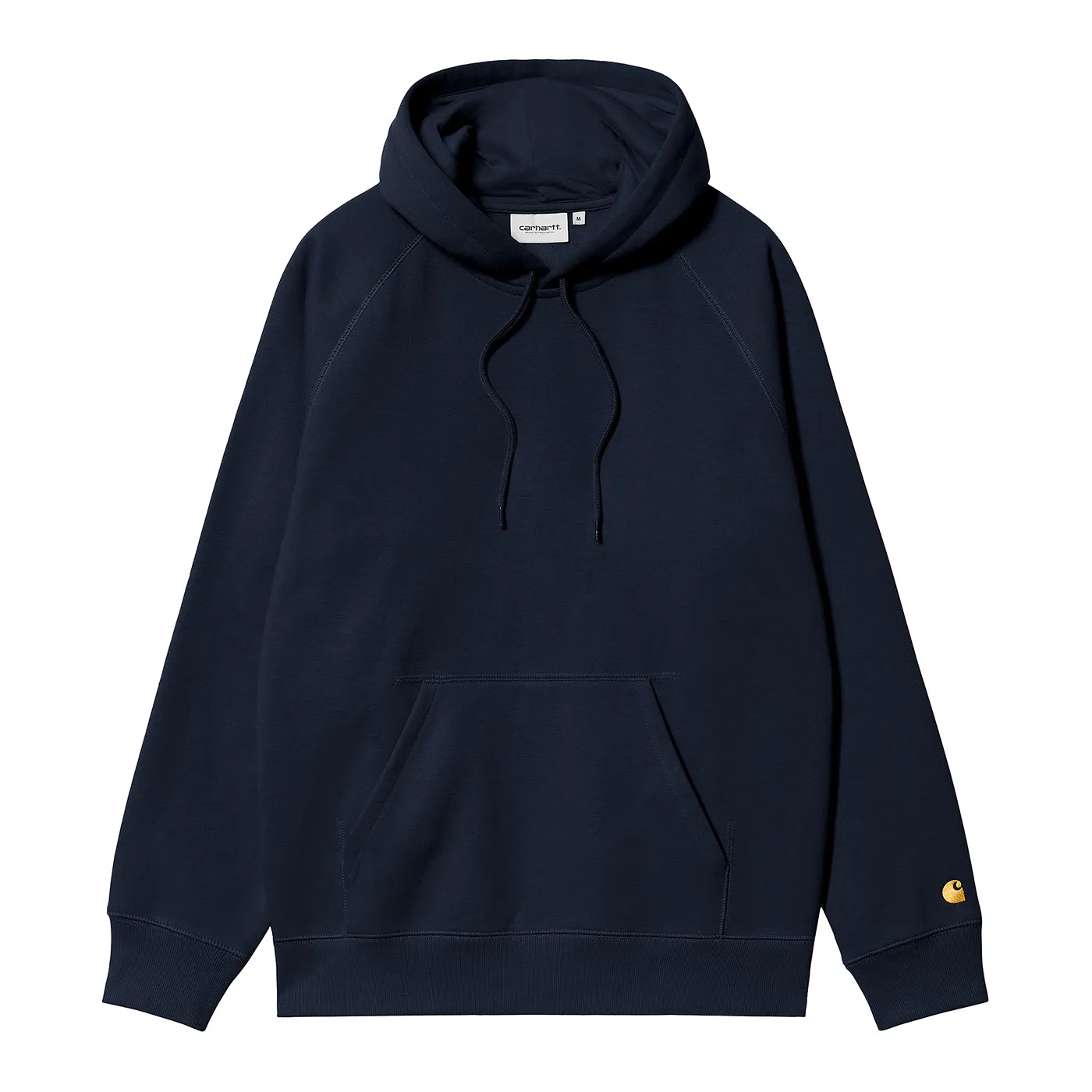 Ribbed Hem Mardi Gras wear Carhartt WIP Hooded Chase Sweat -  Mizar / Gold