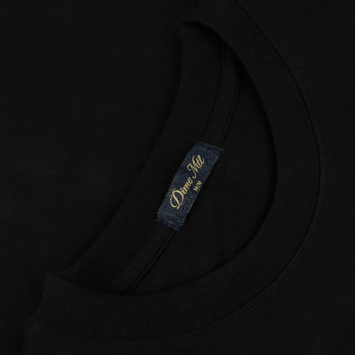 Adjustable Hem PAINT TEE - BLACK