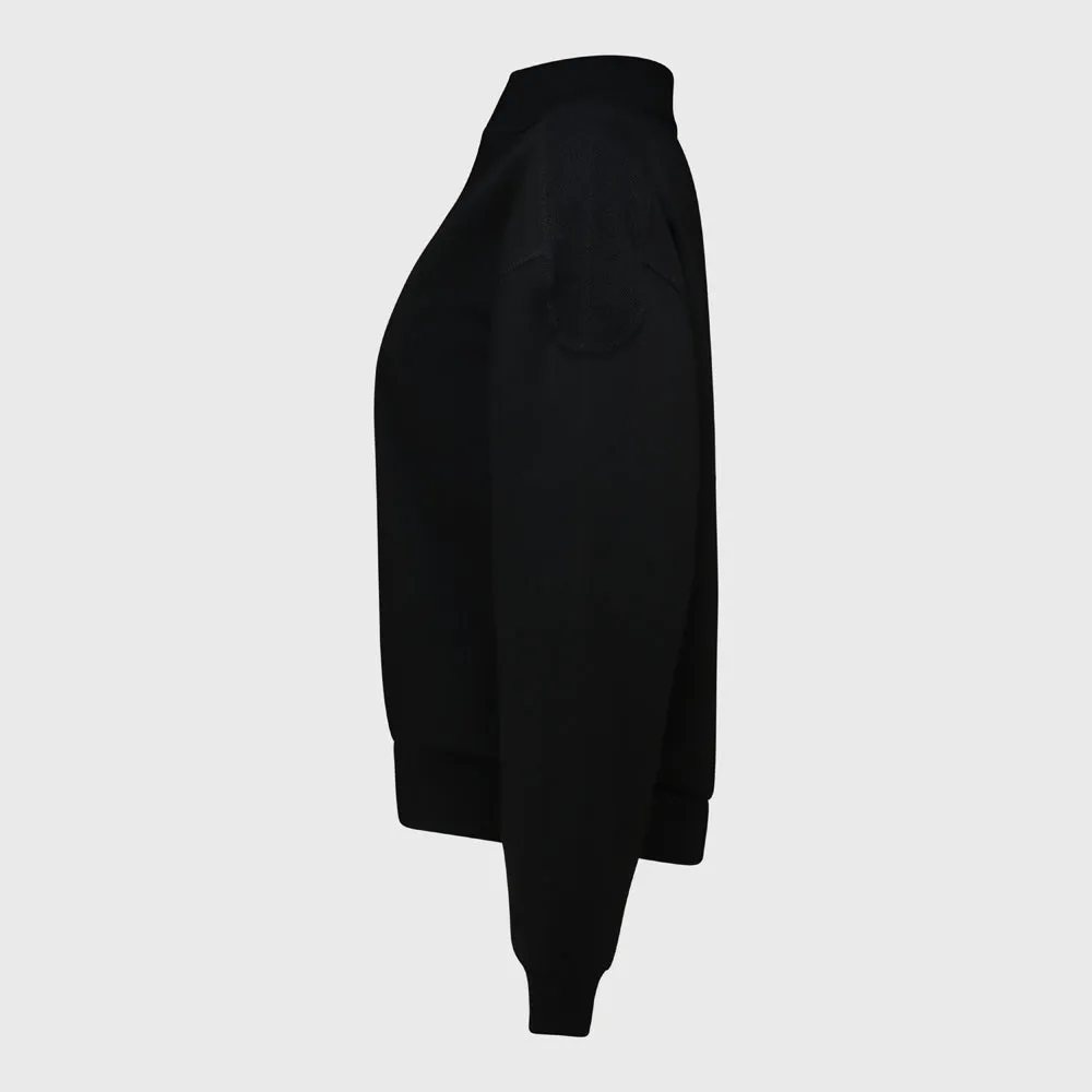 Umbro Womens Saint Crew Top Black Commute Ease