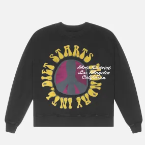 ARTS DISTRICT SWEATSHIRT - VINTAGE BLACK Lightweight Layering Nature Base