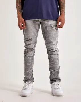 Daily Fit Smoke Rise Lightning Basic Slim Tapered Jeans