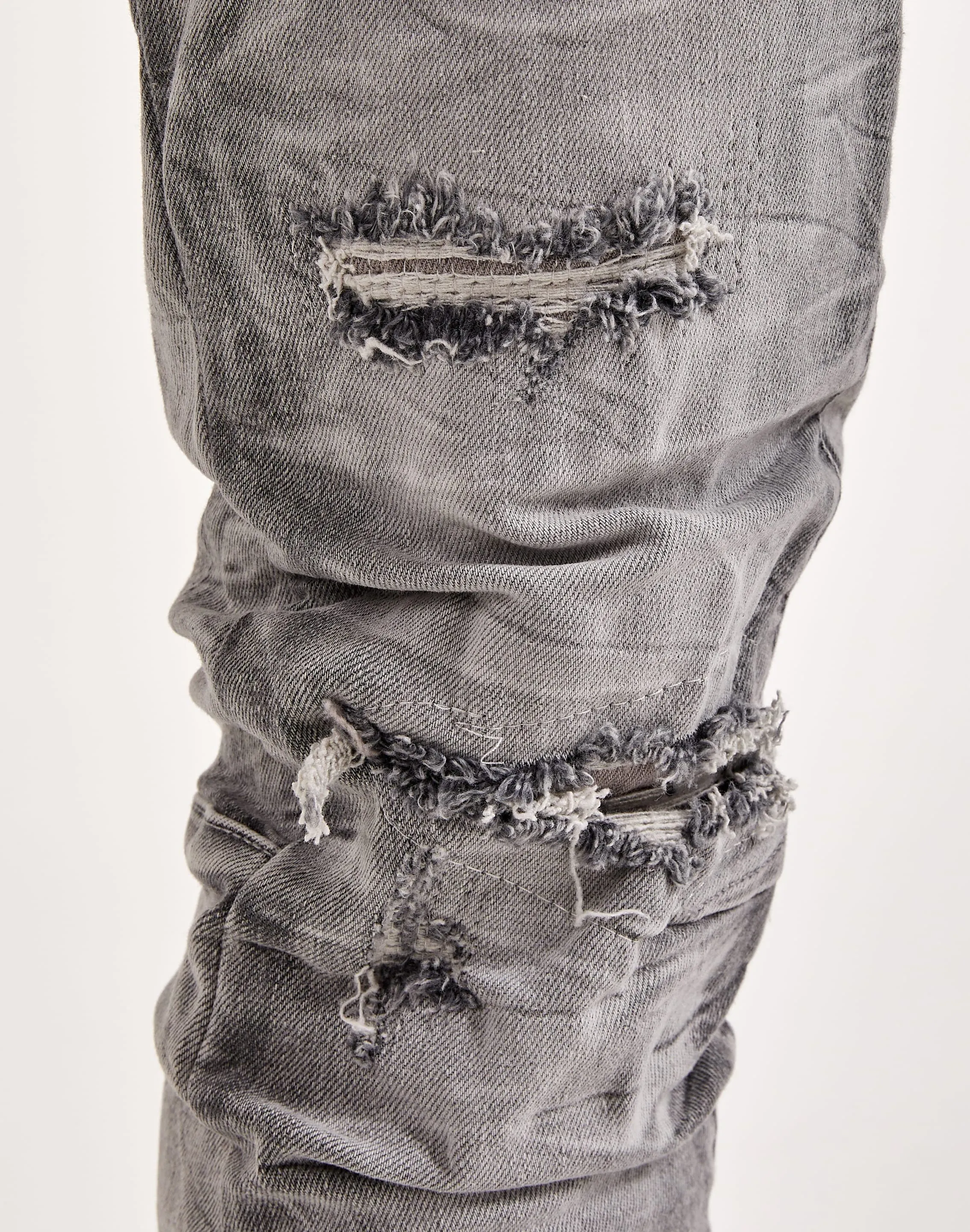 StainResistant Fabric Smoke Rise Lightning Basic Slim Tapered Jeans