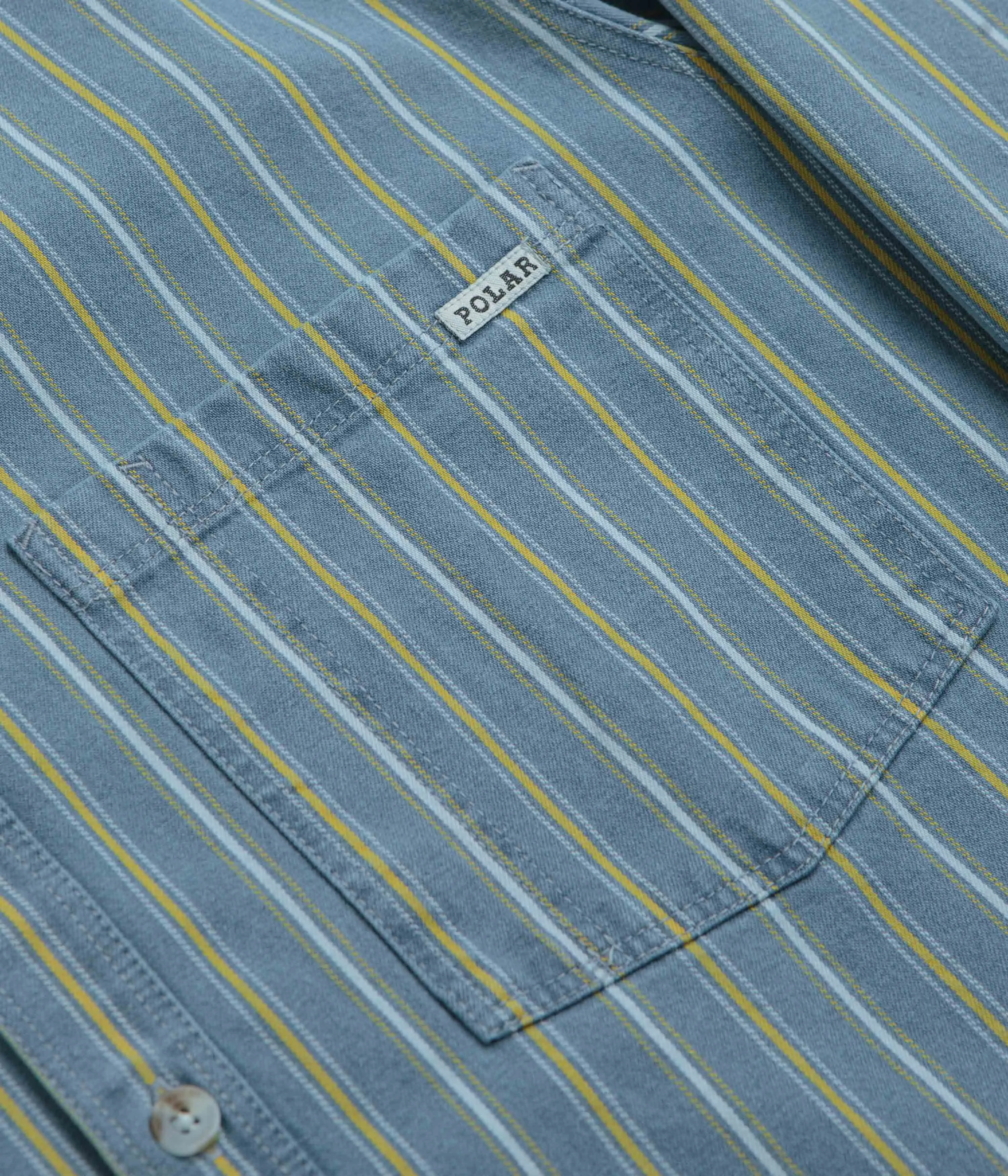Polar Denim Mike Shirt - Blue / Yellow Compact Packing