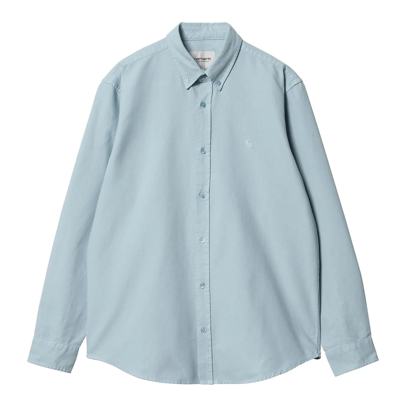 Carhartt WIP L/S Bolton Shirt - Frosted Blue Ruffle Edge