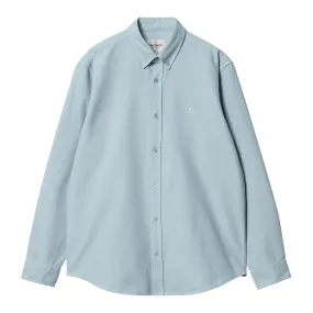 Hypoallergenic Lining Carhartt WIP L/S Bolton Shirt - Frosted Blue