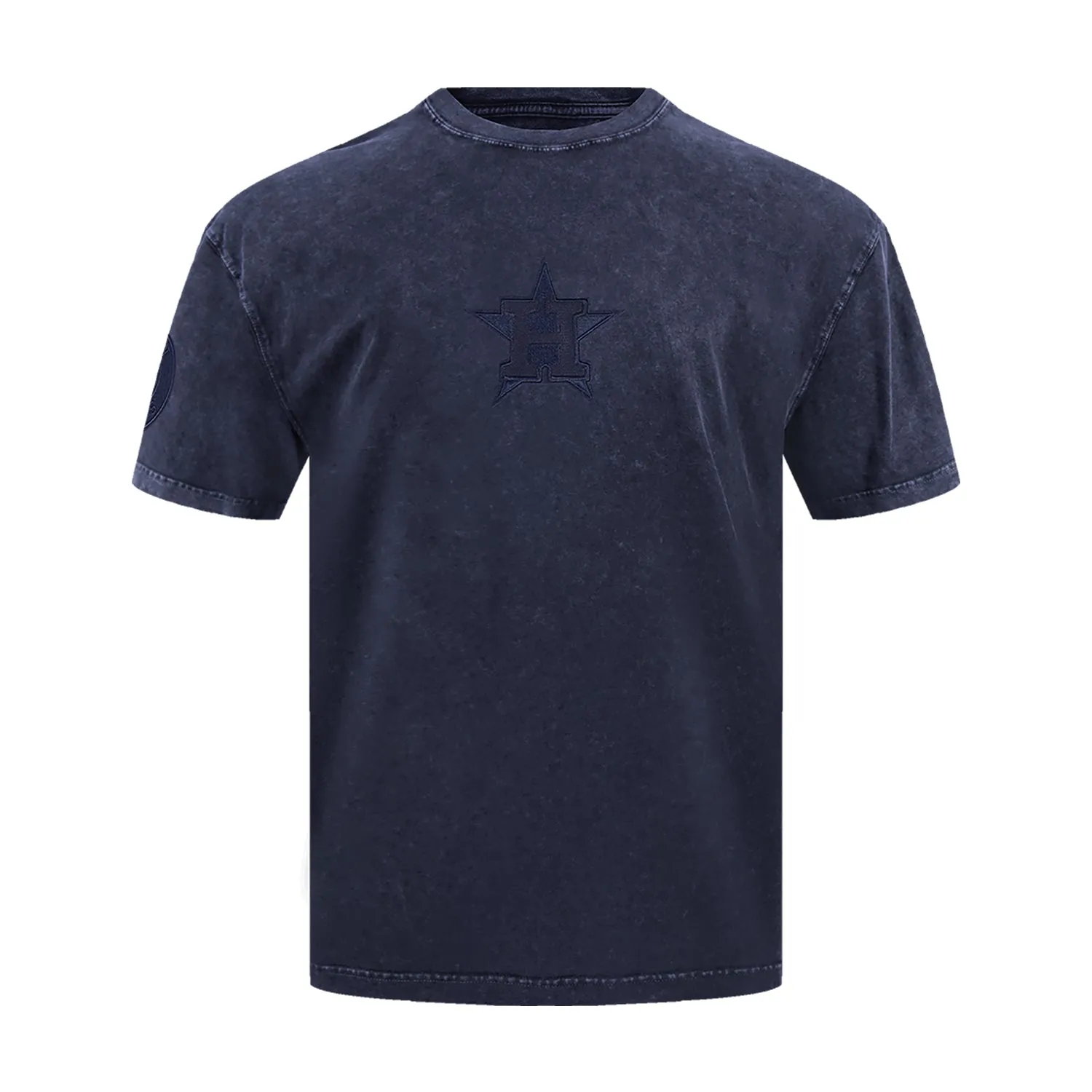 Houston Astros Washed Crew -Mens LowProfile Design DoubleLayered Collar