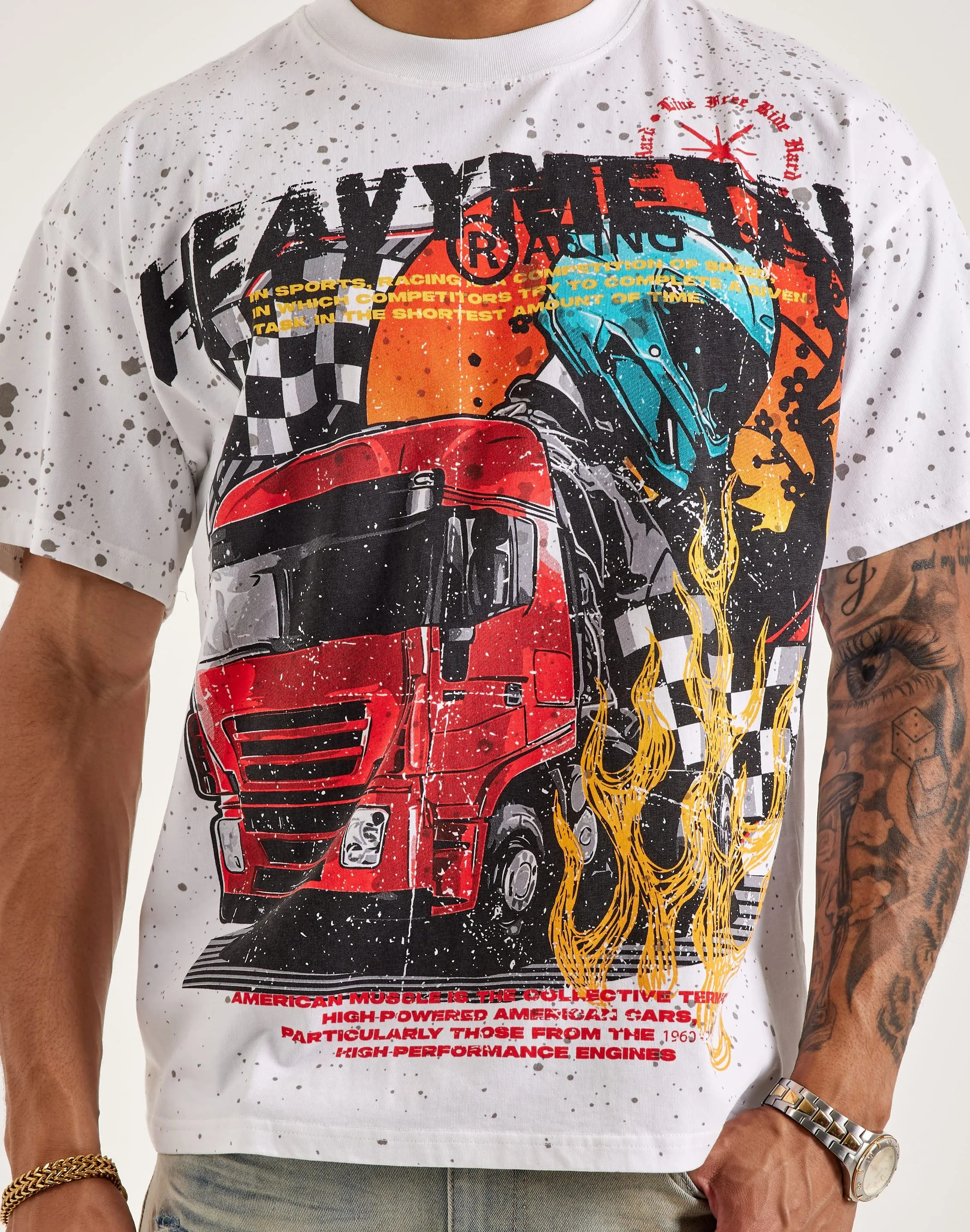 Lightweight Composite Civilized Heavy Metal Tee