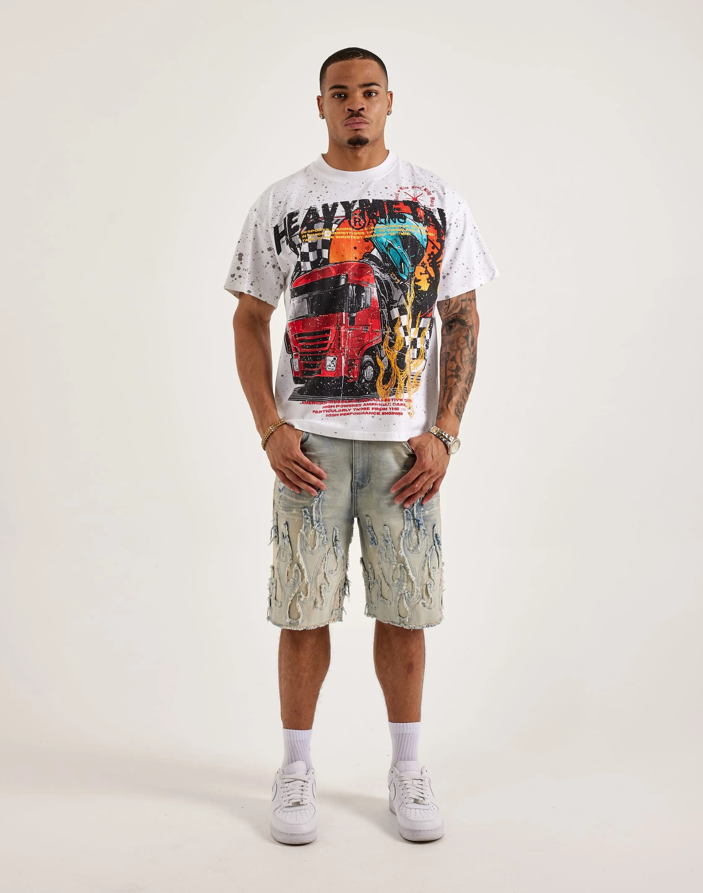Civilized Heavy Metal Tee Machine Fit Breathable knit