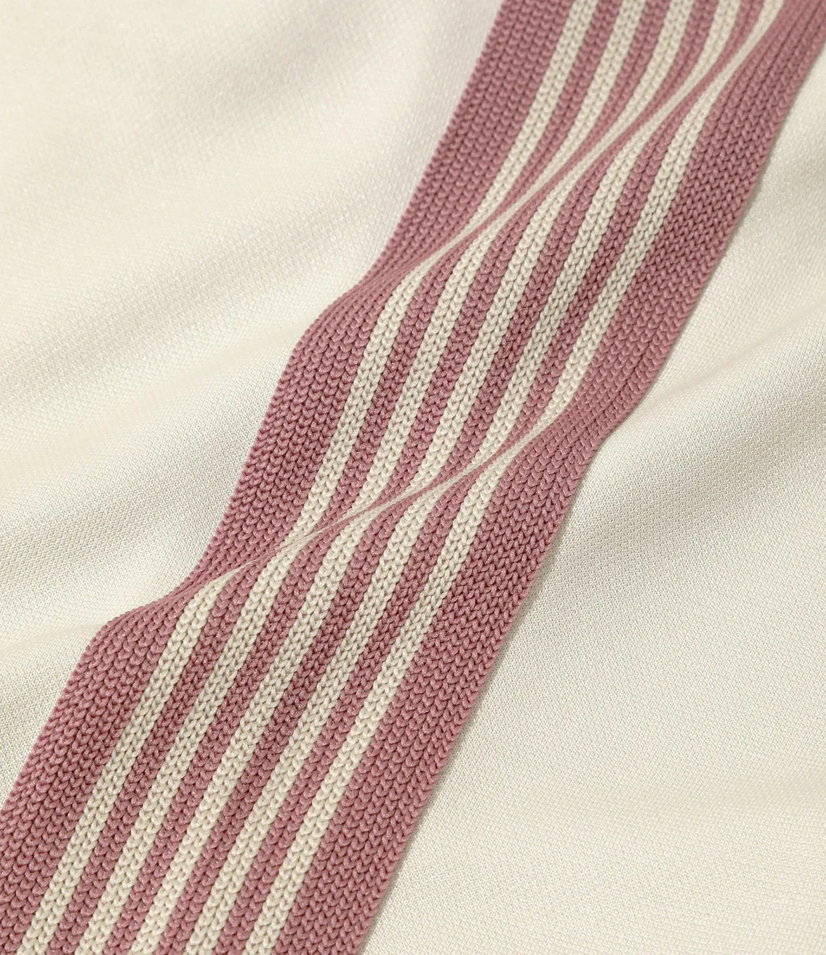 NARROW TRACK PANT POLY SMOOTH - IVORY AdjustableStraps LightweightTextile